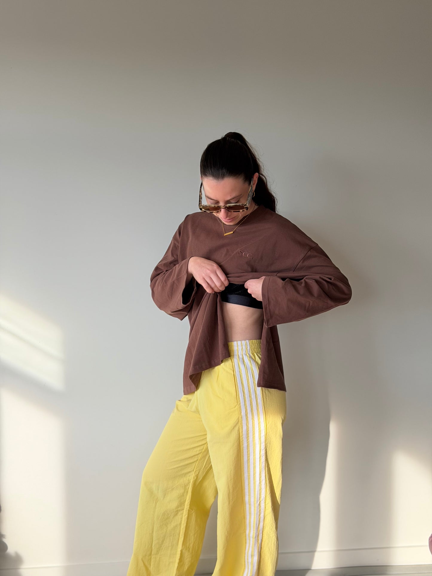 MOTHER Long Sleeve - CHOCOLATE
